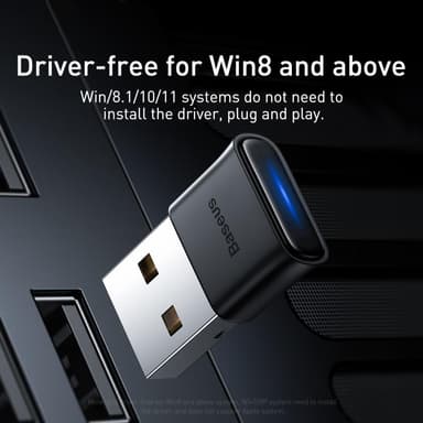 BASEUS USB Bluetooth 5.0 trådløs lydoverføringsadapter