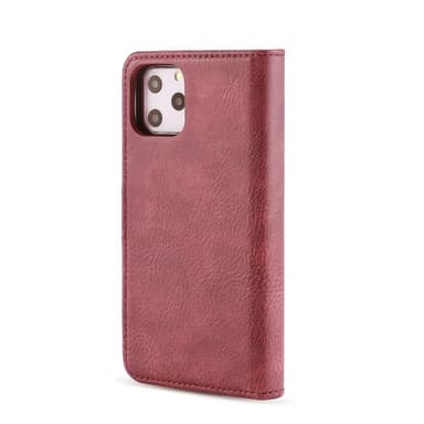 DG.MING iPhone 11 Pro Max Split Lommebok-deksel I Lær - Rød