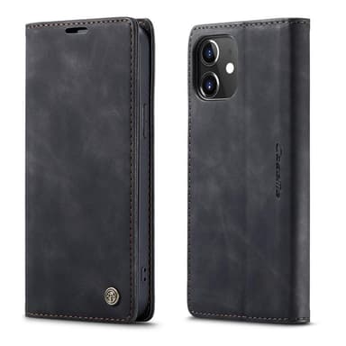 CASEME Lommebok-deksel iPhone 12 Mini - Svart