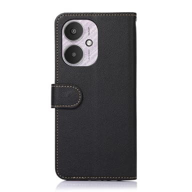 KHAZNEH Lommebok-deksel til Xiaomi Redmi 13C - Svart-Rød