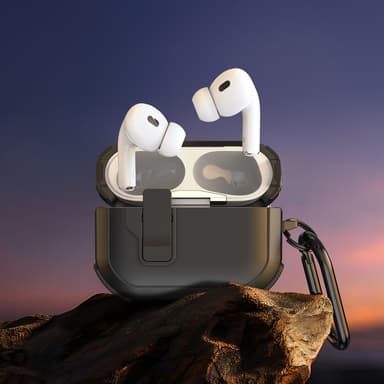 Til AirPods 4-deksel DUX DUCIS PC+TPU Bluetooth-deksel/deksel med krok