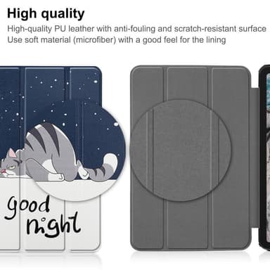 Slim Fit Dekseldeksel Til Nokia T20 - Katt