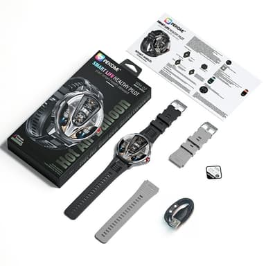 WEKOME WH-07 Smartklokke Sinkkeblanding IP67 Vanntett Bluetooth 1,85-tommers HD-skjerm