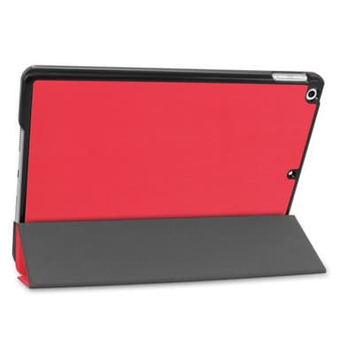 Apple iPad 10.2 2021/2020/2019 Slim Fit Trifoldbart Deksel - Rød