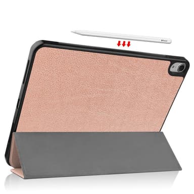 Apple iPad Air (2020) (2022) Slim Fit Trifoldbart deksel - Rosagull