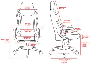 Arozzi Vernazza XL SoftFabric gamingstol (mørk grå)