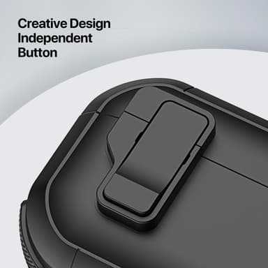 Til AirPods 4-deksel DUX DUCIS PC+TPU Bluetooth-deksel/deksel med krok