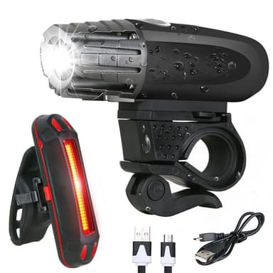 YOUOKLIGHT Vanntett Sykkellampe LED Super Bright Cylinderlampe