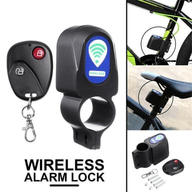 Tyverisikring 105db Alarm Fjernkontroll Sykkel Sykkelalarm Sirene