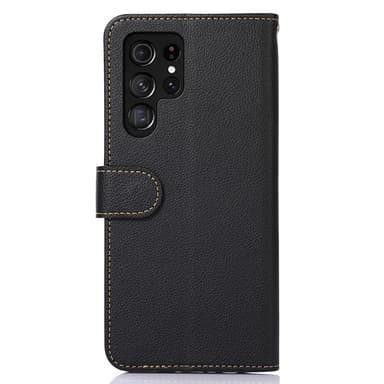 KHAZNEH Lommebok-deksel til Samsung Galaxy S24 Ultra - Svart/Rød