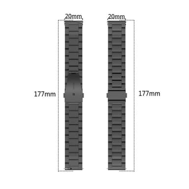 Huawei Watch GT3 42mm/Klokke GT2 42mm Stålstropp - Sølv