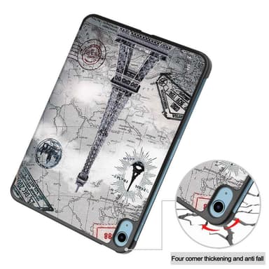 Apple iPad 10.9 2022 Trifoldbart deksel med smal passform - Kart