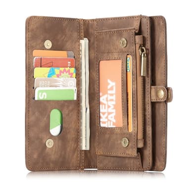 CASEME Samsung Galaxy Note 10 Plus Retro Lommebok-deksel - Brun