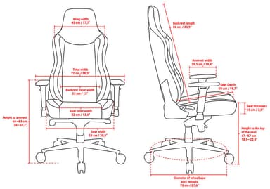 Arozzi Vernazza SoftPU gamingstol (sort/rød)