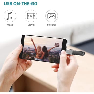 USB C til USB-adapter USB-C til USB 3.0-adapter OTG for MacBook Pro MacBook Air iPad Pro osv
