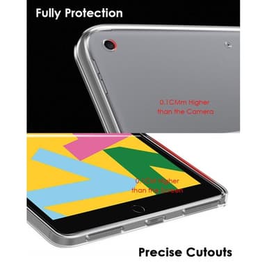 iPad 10.2 2021/2020/2019 TPU-deksel - Gjennomsiktig