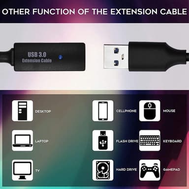 8M VR Oculus Quest USB 3.0-kabel USB C til en høyhastighets dataoverføring