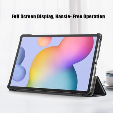 Slim Fit Dekseldeksel til Samsung Galaxy Tab S7/Tab S8 - Svart