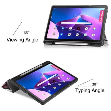 Trippeldeksel til Lenovo Tab M10 Plus Gen 3 - Graffiti