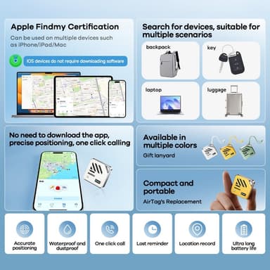 Smart Global Positioning Anti-Lost Tracker GPS-lokalisator 220mAh - Hvit