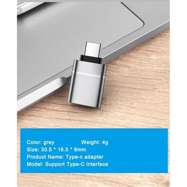 USB C til USB-adapter USB-C til USB 3.0-adapter OTG for MacBook Pro MacBook Air iPad Pro osv