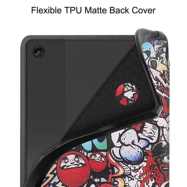Trippeldeksel til Lenovo Tab M10 Plus Gen 3 - Graffiti