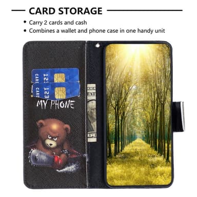 Til Samsung Galaxy S24+ Lommebok-deksel Mønsterdeksel