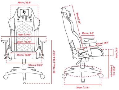 Arozzi Avanti SoftFabric gamingstol (aske)