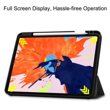 iPad Pro 12.9"" 2020/2018 Slim Fit Trefoldelig Deksel - Svart