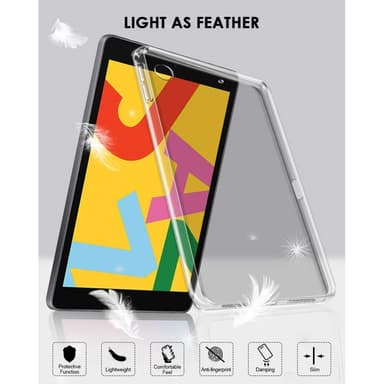 iPad 10.2 2021/2020/2019 TPU-deksel - Gjennomsiktig
