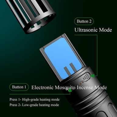 Anti Mosquito Repeller Killer Elektronisk batteridrevet