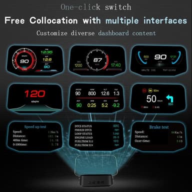 C2 Speedometer Smart HUD Head-up Display Navigation AI Intelligence