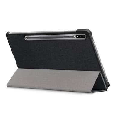 Slim Fit Dekseldeksel til Samsung Galaxy Tab S7/Tab S8 - Svart