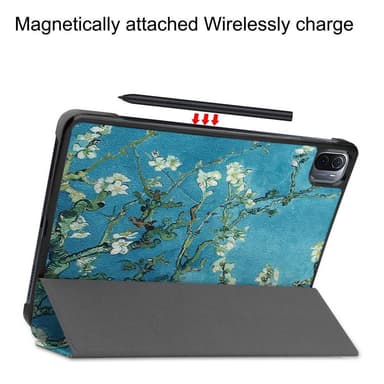 Slim Fit Deksel Til Xiaomi Pad 5 - Sleep/Wake Up - Plum Blossom