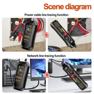 ANENG Nettverkskabeltester Nettverk Ethernet Wire Tracker-kabelfinner