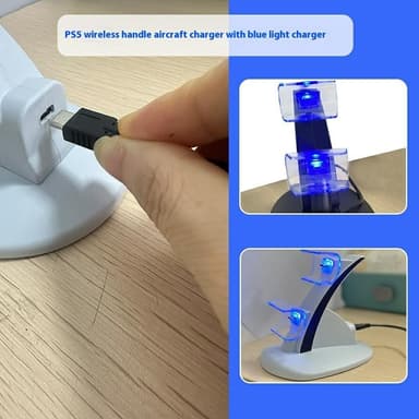 Ladestasjon & Oppbevaringsstativ for Sony PlayStation 5 Kontrollere
