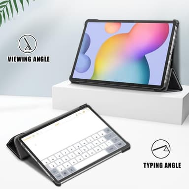Slim Fit Dekseldeksel til Samsung Galaxy Tab S7/Tab S8 - Svart