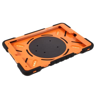 PEPKOO iPad 10.2 2021/2020/2019 Extreme Armor - Svart/Oransje