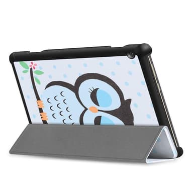 Trippeldeksel til Lenovo Tab M10 TB-X505F/TB-X605F - Sovende ugle