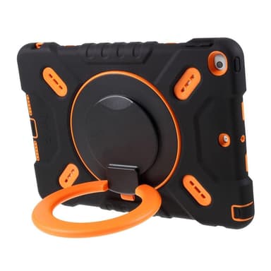 PEPKOO iPad 10.2 2021/2020/2019 Extreme Armor - Svart/Oransje