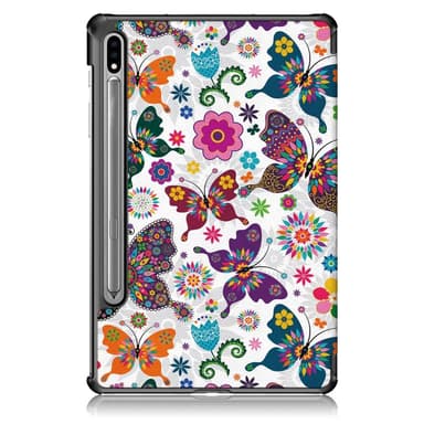 Slim Fit Dekseldeksel Til Samsung Galaxy Tab S7 FE/Tab S7 Plus/Tab S8+ - Sommerfugler