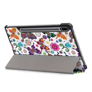 Slim Fit Dekseldeksel Til Samsung Galaxy Tab S7 FE/Tab S7 Plus/Tab S8+ - Sommerfugler