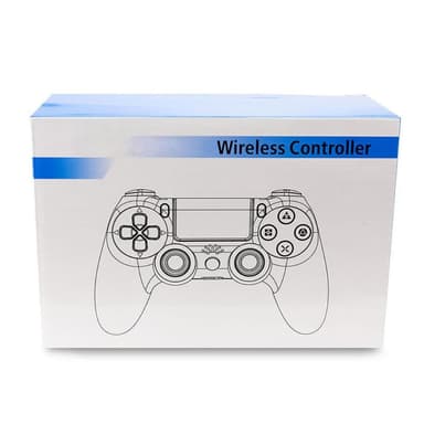 Trådløs PS4-spillkontroller med høyttaler og stereohodesettkontakt