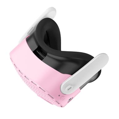 For Meta Quest 3S Beskyttelsesveske VR Hodesett Silikondeksel - Rosa