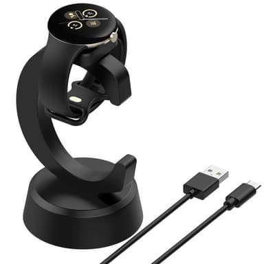 For Google Pixel Watch 3 45/41mm Watch 2 Fitbit Ace LTE lader og dock 1m kabel