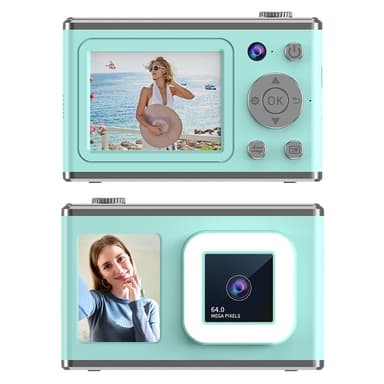 2,4"" skjerm med dobbel linse videoopptak CCD digitalkamera med 32 GB kort + leser