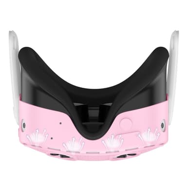 For Meta Quest 3S Beskyttelsesveske VR Hodesett Silikondeksel - Rosa