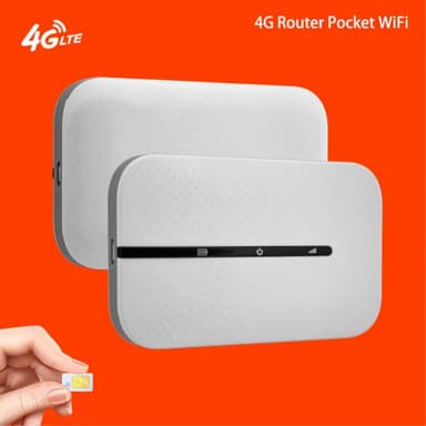 Bærbar 4G LTE-ruter 150 Mbps høyhastighets Pocket WiFi Hotspot Modem EU-versjon
