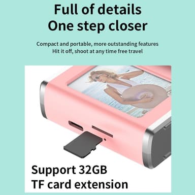 2,4"" skjerm med dobbel linse videoopptak CCD digitalkamera med 32 GB kort + leser