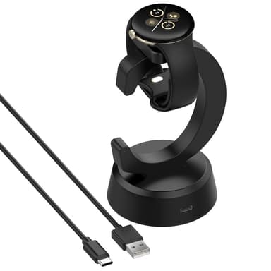 For Google Pixel Watch 3 45/41mm Watch 2 Fitbit Ace LTE lader og dock 1m kabel